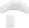 Jomdjmskes 20 Pcs Esponja Cocina, Eraser Sponge Goma Borrar Suciedad, Esponja Limpieza Hogar, Esponjas de Limpieza Fuerte, Extra Duradero Limpieza de Limpieza Blanca para el Hogar, Cocina, Pared
