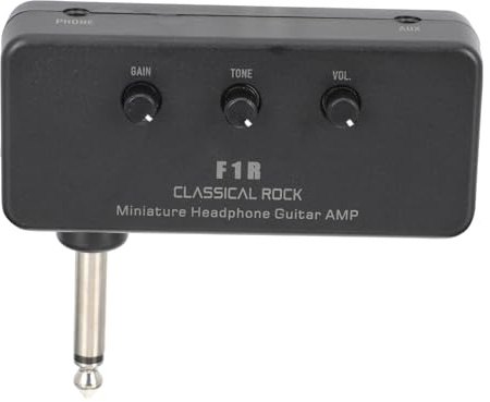 Tragbarer Kleiner Lautsprecher für E-Gitarre und Bass Schwarz Abs | Großer Lautstärkepegel, Kopfhöreranschluss und Mp3-verbindung, für Schlafzimmer und Außenauftritt Zufälliger Stil