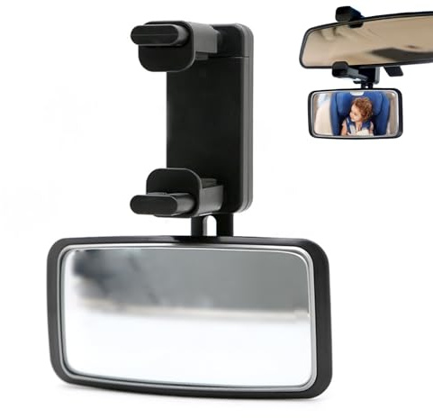 Specchio per auto a 360 gradi per sedili posteriori, specchietti per auto per bambini, specchio di sicurezza per bambini
