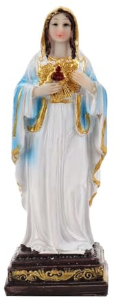 KESOTO Statue der Heiligen Mutter Liebe Frau von Lourdes Figur Religiöse Geschenk Skulptur Statue