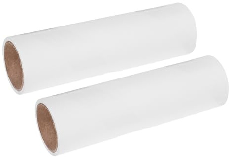 UPKOCH 2rollen Fusselroller-nachfüllpackung mit Klebriges Tierhaarentfernungspapier Rolle für Möbel Teppiche und Textilien Wiederverwendbar und Einfach Austauschbar