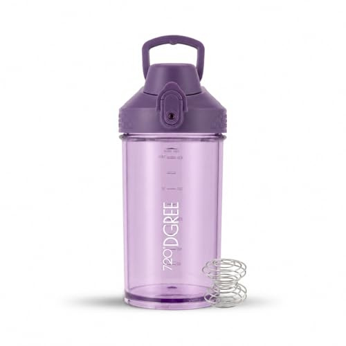 720°DGREE Fitness Shaker uberShaker - 550ml - Premium Protein Shaker - Leak-proof, BPA Free - Shake Cup, Blender Cup for Creamy Protein Shakes, Gym, Exercise, Nutrition
