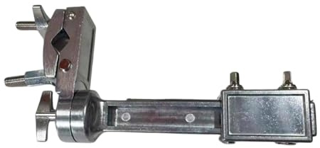 Perfeclan Abrazadera de Tambor, Soporte de Extensión para Percusión, Abrazadera para Soporte de Platillos, Abrazaderas Múltiples para Escenario, Bombos, Elevado, Sin Vara