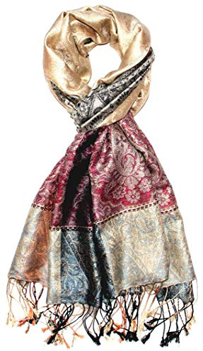 Lorenzo Cana lyx herrhalsduk halsduk halsduk jacquard vävd 100 % siden paisley mönster sidenhalsduk herrhalsduk flerfärgad 70 x 190 cm