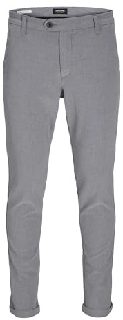 JACK & JONES Herren Jjimarco Jjconnor AKM 909 Grey Mel Noos Hose, Grau, 31W / 34L EU