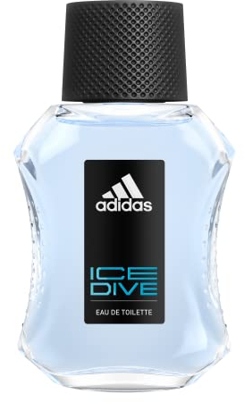 adidas Ice Dive Eau de Toilette, langanhaltender Herren-Duft mit belebender Zitrusnote und aromatischem Patschuli, 50 ml