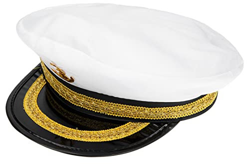 ABOOFAN Yachthut Matrosenhut Yachtkappe des Kapitäns Flugzeug-kostüm-Hut Marine Admiral Hut Marineblaue Marinekappe Kapitänsmütze Für Herren Deckel Polyester Zubehör Kleidung Fräulein