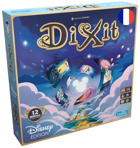 Asmodee - Dixit : Edition Disney - Jeu de Société - 30 Min | Pour Adultes & Enfants dès 8 Ans - Jeu de Cartes Onirique - Communication par l'image - 3 à 6 Joueurs - Version FR - Libellud