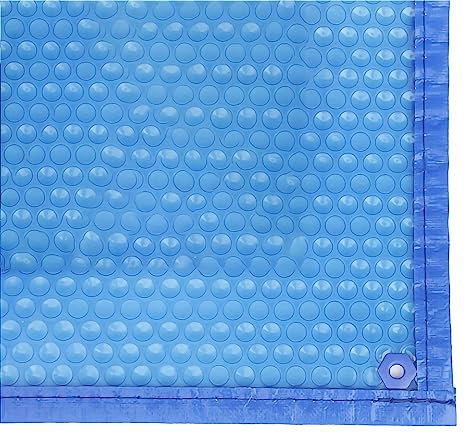 GONCBKVN Robuste Solar-Poolabdeckung für rechteckige oberirdische Pools, 1m/2m/3m/4m/5m/6m/7m/8m lang, Solar-Deckenabdeckungen mit Wärmedämmfolie für den Außenbereich (Size : 2m x 5m/6ftx16ft)