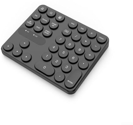 FACAIIO Wireless Numerical Input Device with 35 Keys, Silent Design Suitable for Office Environments