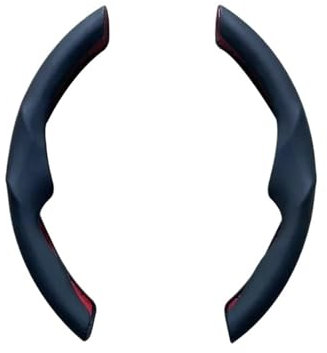 Steering Wheel Cover For L9 Thin Anti-Slip Sweat-Absorbent Chamois Leather Steering Wheel Cover All Seasons Universal Use Car Steering Wheel Cover(Skin feeling black)