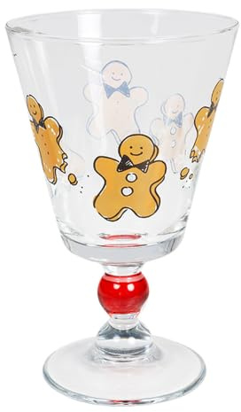 Blond Amsterdam Weinglas Lebkuchenmann, 400ml | Glas, Lebkuchen Design, Für Glühwein & Wein, Handwäsche empfohlen
