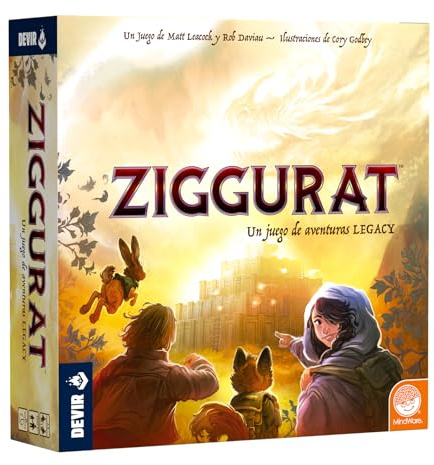 Devi - r Ziggurat – Juego de Mesa Cooperativo Legacy de Aventura y Misterio | Campaña Evolutiva en 6 Capítulos | Tablero 3D para 2 a 4 Jugadores a Partir de 10 años (BGZIGGES)