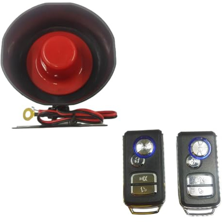 Riloer Universal 12 V Car Central Locking Kit Remote Central Locking Kit Compatible with any vehicle equipped with central locking systems CSD100-T288