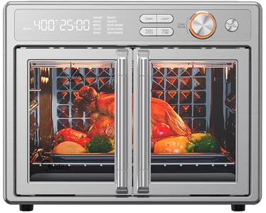 Midea Flexify Pro French Door Air Fryer Toaster Oven, Premium Cooking Experience with Precision Heat, Easy-Clean Enamel Interior & Modern Control, 26.4 QT