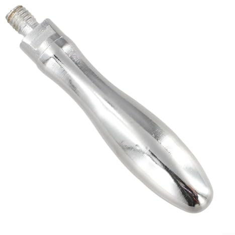 Sawhamale La manija de la manivela de la seguridad de la aleación de aluminio 3/8 pulgada de rosca para la fresadora Bridgeport parte plata de la longitud de 107m m