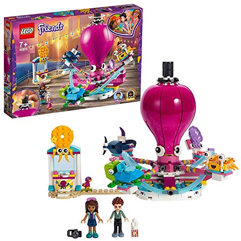 LEGO Friends - Le manège de la pieuvre, Jouet pour Fille et Garçon à Partir de 7 Ans et Plus, 324 Pièces - 41373