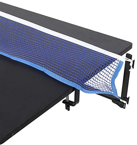 Broco Tischtennisnetze ausziehbar, bewegliches Tischtennisnetz mit Metallklammer Beiträge Ping Pong Set Zubehör