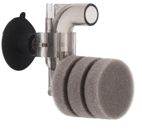Aquarium Schwammfilter Luftbetriebener Innenfilter Aquariumfilter mit Saugnapf Aquarium Erhöhung des Sauerstoff Schwammfilter