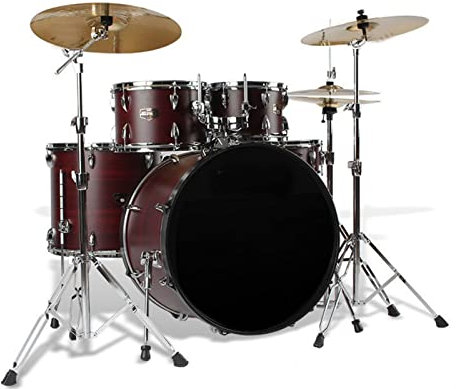 KESHUO Drum Kit Für Erwachsene Und Kinder Anfänger Eingabe Eines Percussion Instruments Schlagzeug Set (Color : 04, Size : 5 Drums 3 Cymbals)