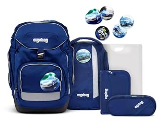 Ergobag Pack Schulrocksack -Set Blaultbär