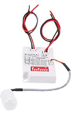 Bcowtte 12V 24V PIR Motion Sensor Switch IR Infrared Human Induction Time Delay Relay Switch Corridor LED Light Switch