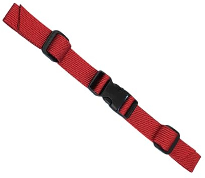 vreplrse Brustgurt Rucksack Seil Einfache Installation des Taschengurtbands, ersetzte Teilschnalle, hochfeste, verstellbare Schultergurte, Rot