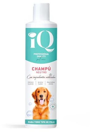 iQ Pet Care Shampoo Neutro per Animali Domestici | Shampoo Idratante per Cani e Gatti | Morbidezza e Freschezza per il Mantello del tuo animale domestico | Cura completa per pelliccia e pelle - 300 ml