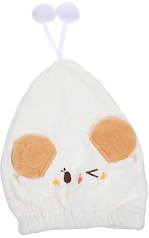 Angoily Cartoon Haar Trockenhaube Für Frauen Schnelltrocknendes Handtuch Absorbierendes Haar-turban Für Täglichen Gebrauch Dem Waschen Schützt Vor Spliss Und Schäden