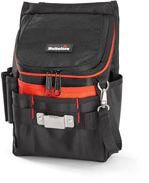 Werkzeug-Gürteltasche mit Reißverschluss von Hultafors I Werkzeug-Gürtelhalter mit 18 Fächern I Robustes Material I Stabiler Werkzeugholster I Kompatibel mit Gürteln von bis zu 50mm Breite I 592040