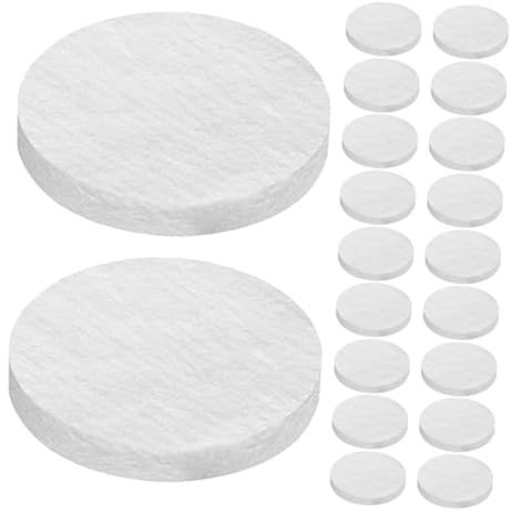 TOPBATHY 20pièces Cœurs Laine Céramique Pour Isolants Fibre Céramique Haute Température Mèches Rondes Coton Pour Brûleurs De Cheminées De Table