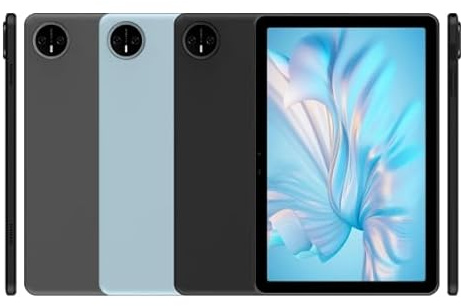 DOOGEE Tab A9 Android 15 Tablet 10 Pollici, 12(3+9) GB RAM + 64GB ROM (TF 2TB), 6580mAh, 5G+2.4G WiFi, 1280 * 800 IPS, 8MP, Tablet in Offerta Unisoc T310/ OTG/Face Unlock,Blu o Grigio,Inviato a Caso