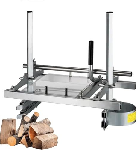LHQYA Chainsaw Sawmill, 20/24/36 Chainsaw Milling Machine, Sandboard Thickness Ranges From 1/2 To 12/ergonomic Handle That Allows, for Woodworker/Builders