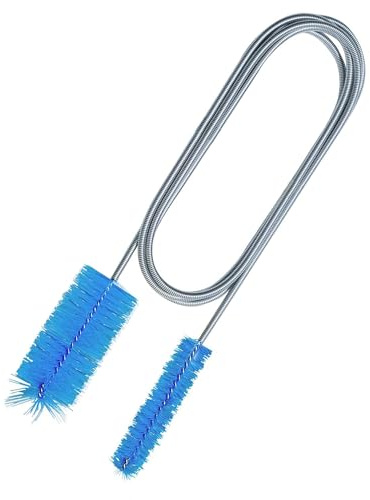 Aquarium Reinigungsbürste, 155cm Doppelkopf Flexible Reinigungsbürste Aquarium Reinigungsbürste Schlauchreinigungswerkzeug Schlauchreiniger Schläuche Filter Rohrbürste, für Aquarium, Blau