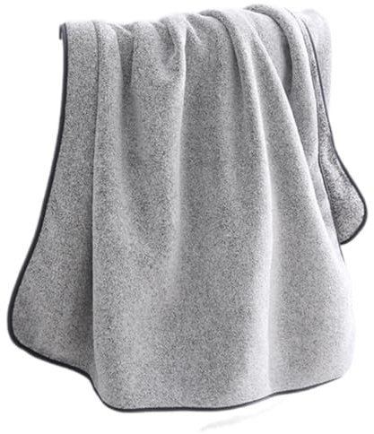 JDNH Toalla grande de fibra de bambú, súper absorbente, gruesa, cómoda, para la playa
