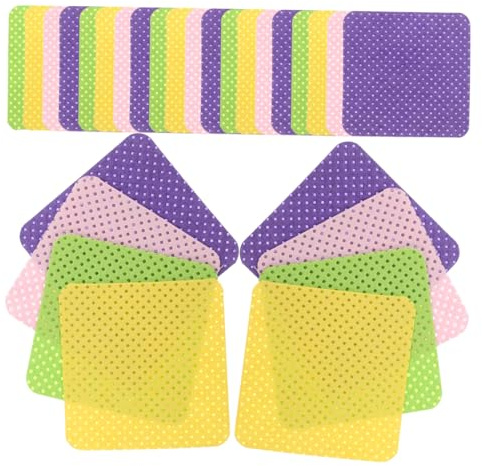 CLISPEED 4taschen Nagelkleber-entfernungspads Beutel Wiederverwendbarer Stoff-pads Gel-nagel-reinigungstücher Nagellackentferner-pads Für Tägliche Nagelpflege