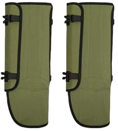 Gungtj Polainas de protección contra serpientes – Fundas resistentes impermeables y transpirables para actividades al aire libre, deportes de invierno, correr, esquí, nieve, senderismo, investigación