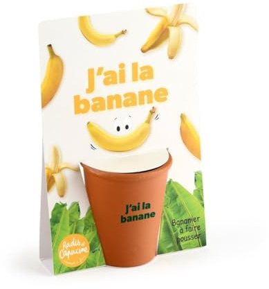 Radis et Capucine - Nachrichtenkarte – Ich habe die Banane – Bananenbaum