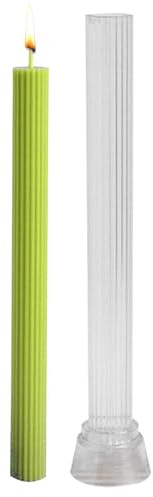 Moules de coniques - PC - 2,2 cm de diamètre - Moule de fabrication de bougies à longue tige avec aromathérapie - Décoration de fête de mariage - Fournitures de bricolage