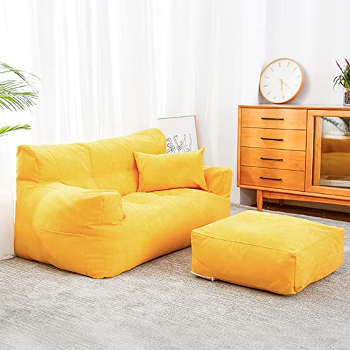 Funda de puf de gran tamaño para juguetes de peluche, tumbona de almacenamiento suave (relleno no incluido), perfecta para salas de juegos y relajación