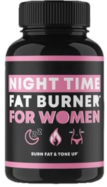Bruciatore di grasso notturno | Metabolismo potenziatore | Soppressione dell'appetito, bruciagrassi della pancia - per donne
