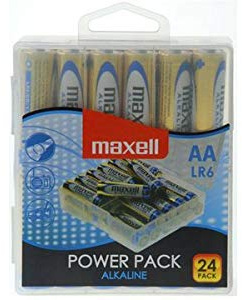 maxell - Pilas alcalinas (paquete de 24 unidades, paquete de 24 unidades)