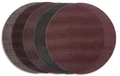 225mm PRONET AbrasiveNet Drywall Sanding Discs // Hook and Loop Sanding Discs // 40 - 180 Grit // Packs of 10 (120 Grit)