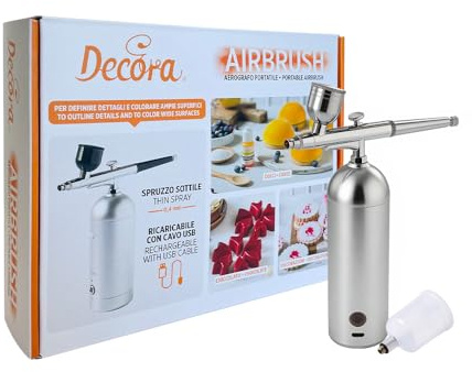 Decora 0241010 Tragbare Airbrush, Aluminium