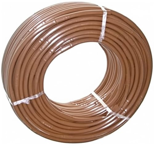 Suinga Tuberia de Riego por Goteo 16 mm | Manguera riego por goteo cada 33 cm, tubo goteo de 100 metros | Kit riego por goteo marrón para Jardines, Terrazas, Huertos y Macetas