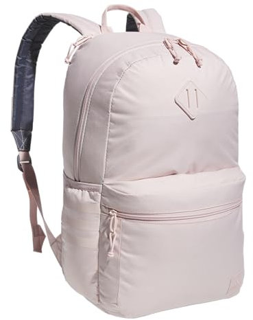 adidas Classic 3-Stripe Backpack 5.0 Zaino Borsa, Rosa Sabbia/Grigio Onice, One Size Unisex-Adulto