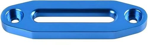 STANDOUTELROAL (Blue) Hawse Style Winch Fairlead, Car Hawse Winches Fairlead for Automotive Anchor Cables ATV 3000-4000 lb Winch,4.88 inch (124mm) Mount Smooth