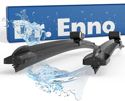 Dr.Enno Scheibenwischer 650mm & 450mm | Streifenfreie Reinigung | Leiser Betrieb | Einfache Montage | Langlebige Qualität | Kein Quietschen