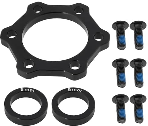 OTOTEC 1 Set of Bike Hub Adapter Disc Brake 100-110x15mm 5mm Thick Bicycle Brake Disc Conversion Base Compatible with Boost Hub Conversion Bicycle (Front)