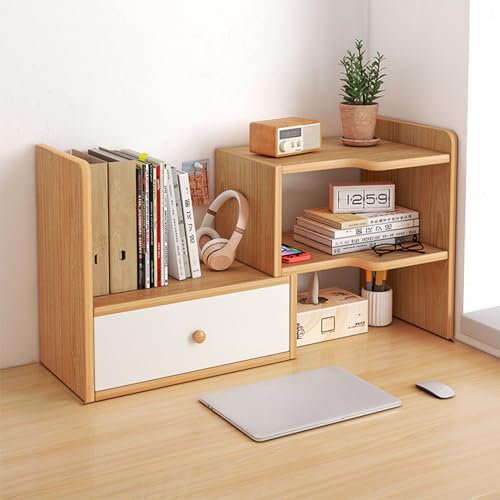 Adjustable Desk Étagère Office Shelf Organizer for Dorm Room DIY Bookshelf Display Perfect for Home and Office Storage Solutions